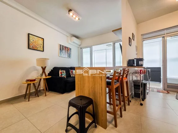Imagem Apartamento Pé na Areia para Locação temporada na Riviera de São Lourenço, atende até 4 pessoas