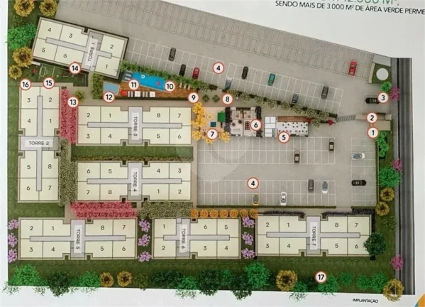 Imagem Apartamento à venda com 2 quartos no condomínio Residencial Mônaco, Cotia - SP