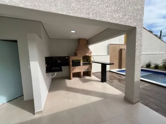 Imagem Casa térrea moderna à venda, dois lotes, pé na areia, 50 metros do mar