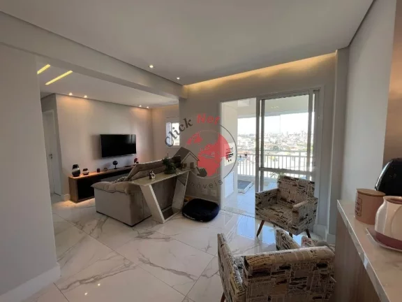 Imagem Lindo e aconchegante apartamento à venda localizado na Vila Apiai, Santo André, com 2 dormitórios, sendo 1 suíte, 3º dormitório reversível, 2 vagas, 75m².