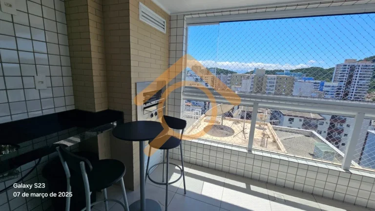 Imagem Apartamento à venda no Canto do Forte, Praia Grande-SP: 2 quartos, 1 suíte, 2 salas, 3 banheiros, 1 vaga, 85m². Venha conferir!