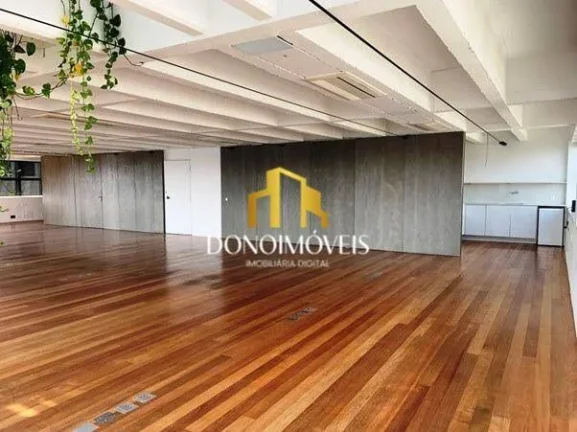 Imagem Conjunto comercial com 201m² de área útil, em andar alto e com vista privilegiada para o Jardim E...