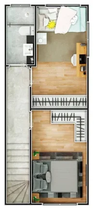 Imagem CASA COM 74.67 m² - GUILHERMINA - PRAIA GRANDE SP