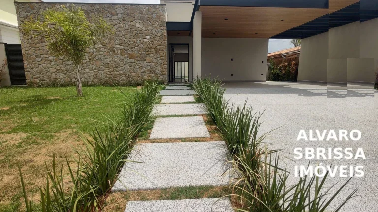 Casa moderna e sofisticada com 4 suítes, sendo 1 máster, em Itu/SP