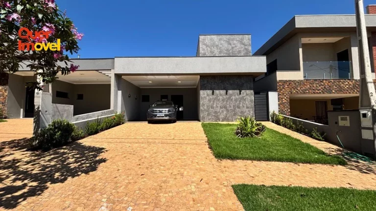 Imagem Venda Casa em Condomínio Ribeirão Preto-SP Jardim Cybelli 3 quartos, 3 suítes, 2 salas, 4 vagas 154 m² Área
