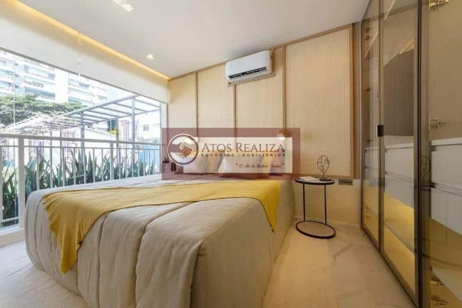 Imagem Apartamento com sacada em Santo Amaro - São Paulo | 59m², 2 dormitórios, 1 suíte, 2 banheiros | R$720.000