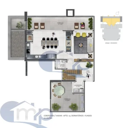 Imagem Apartamento á venda com 1 dormitório no Predial em Torres/RS