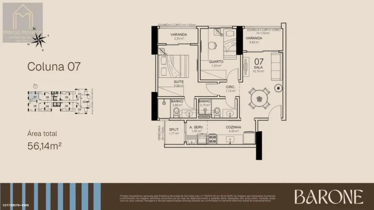 Imagem Apartamento para Venda em Vila Velha, Jockey De Itaparica, 2 dormitórios, 1 suíte, 2 banheiros, 1 vaga
