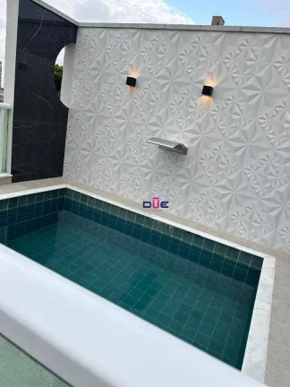Imagem Casa Duplex 3 Quartos, 2 Vaga , Lazer - Boqueirão - Santos/SP