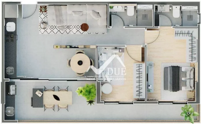 Imagem Apartamento com 2 quartos c/ lazer à venda, 75 m² por R$ 807.000 - Ponta da Praia - Santos/SP