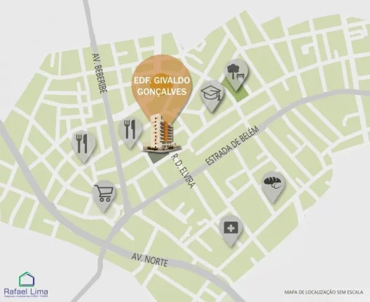 Flat 1 Quarto Recife - PE - Encruzilhada