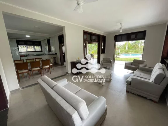 Imagem Casa com 5 suítes para venda, para venda e locação temporada - Condomínio Recanto da Lagoinha - Ubatuba/SP