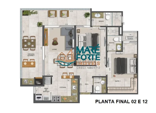 Imagem PRÉ-LANÇAMENTO COM 2 SUÍTES + LAVABO PRÓXIMO A PRAIA DAS TONINHAS!
