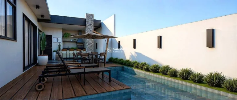 Imagem Casa de Condomínio Reserva do Engenho com 3 suítes, piscina e área gourmet à Venda, - Piracicaba - SP
