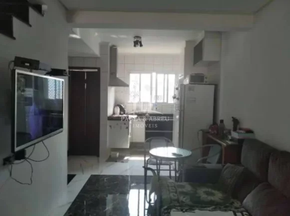 Imagem Sobrado em Condomínio 86m², 2 dormitórios, 3 banheiros, 2 vagas, Churrasqueira no Vila Assis, Mauá-SP