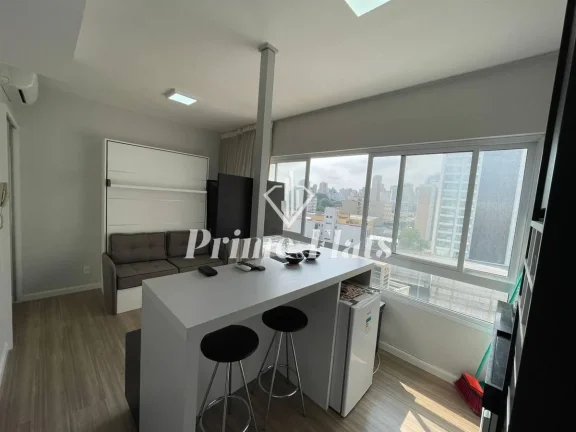 Imagem Flat disponível para locação no Condomínio VN Turiassú, com 30m², 1 dormitório e 1 vaga de garagem