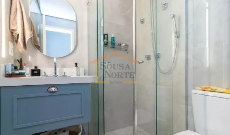 Imagem Apartamento com 70 m² de área útil, composto por 2 dormitórios, sendo 1 suíte, e 2 banheiros. D...