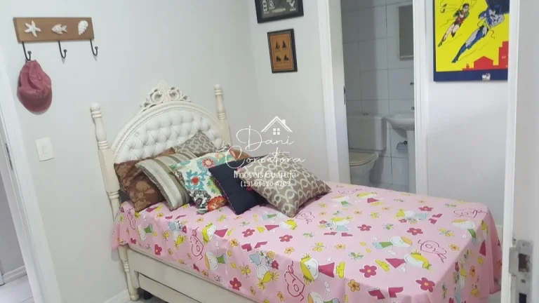 Imagem Impecável apartamento de 3 quartos com suíte e 2 vagas de garagem no Jardim Astúrias, Guarujá-SP!