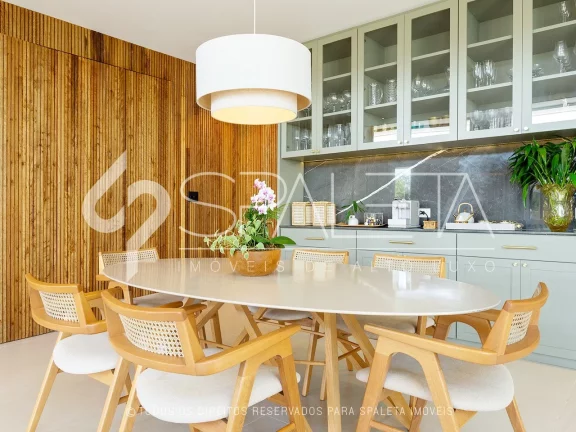 Imagem Fascinante residência contemporânea, totalmente mobiliada e com vista única para o campo de golfe à venda no Terras de São José I