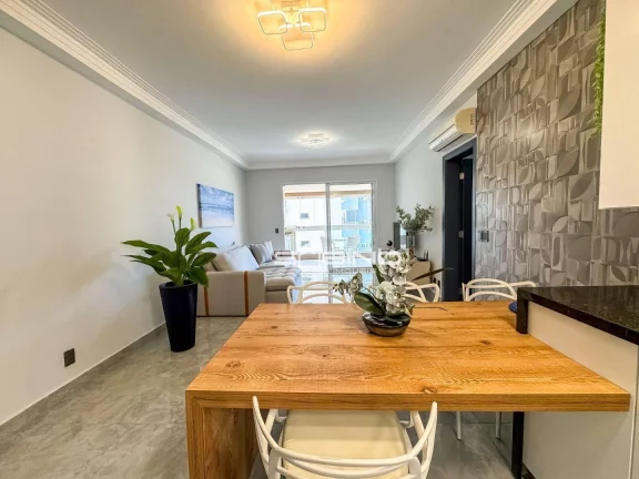 Imagem Apartamento Pé na Areia à venda, com 3 dormitórios sendo 1 suíte 104m² - na Riviera de São Lourenço