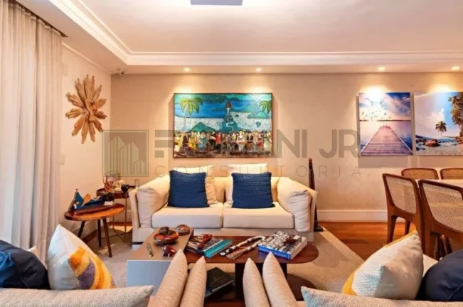 Imagem Apartamento de alto padrão para locação na Indianópolis, São Paulo-SP: 3 quartos, 3 suítes, 3 salas, 4 banheiros, 2 vagas e 164m².