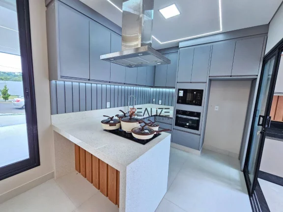 Imagem Casa moderna e planejada em todos os ambiente, 3 suítes à venda por R$ 1.300.000 - Condomínio Fechado - Indaiatuba/SP