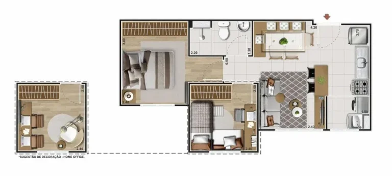Imagem APARTAMENTO RESIDENCIAL em Rio de Janeiro - RJ, Praça Seca