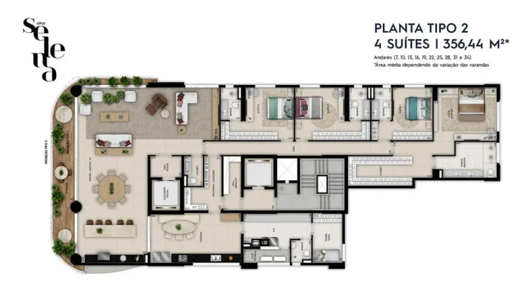 Imagem APARTAMENTO RESIDENCIAL em Goiânia - GO, Setor Oeste