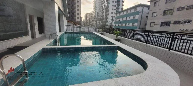 Imagem Apartamento com 3 dormitórios à venda, 109 m² por R$ 910.261,00 - Vila Guilhermina - Praia Grande/SP