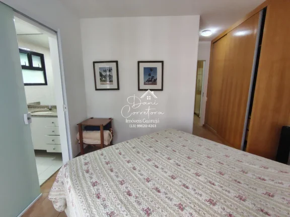 Imagem Apartamento à venda em Guarujá-SP, Morro do Maluf: 3 quartos, 1 suíte, 2 salas, 3 banheiros, 1 vaga de garagem, 126m².