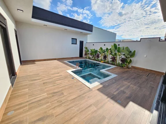 Imagem Casa moderna com 3 suítes à venda, 191 m² por R$ 1.590.000 - Condomínio Fechado - Indaiatuba/SP