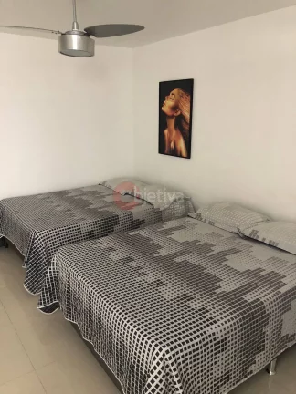 Imagem Apartamento linear, 1 quarto, mobiliado, Portinho - Cabo Frio - RJ