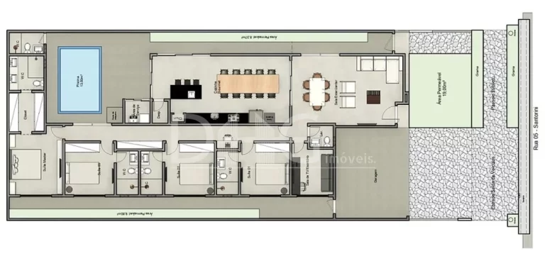 Imagem Casa à venda com 330 m² | Santorini Residencial Club | Paulínia - SP
