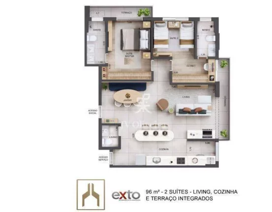 Imagem Apartamento com 3 suítes à venda, 96 m² por R$ 1.600.000 - Vila Progredior - São Paulo/SP