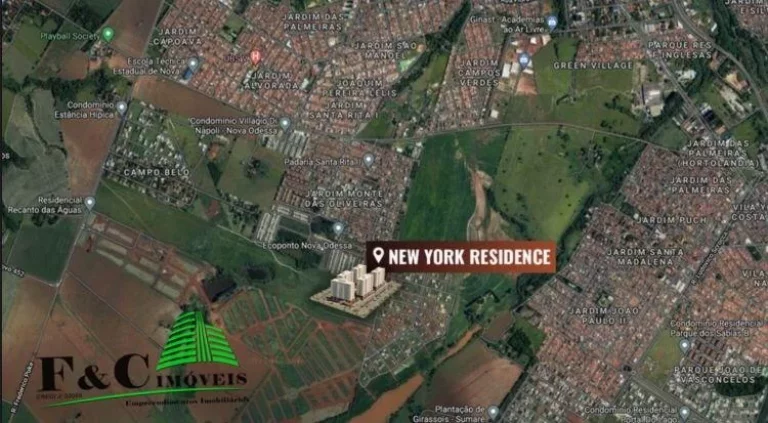 Imagem Apartamento para Venda em Nova Odessa, Residencial Jardim dos Ipês, 2 dormitórios, 1 banheiro, 1 vaga