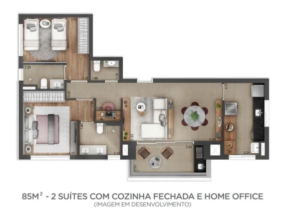 Imagem Apto. SOUL Itapecuru MPD - 85m²