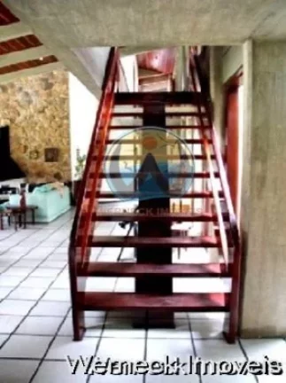 Imagem Magnífica mansão de 5 quartos em condomínio fechado na Domingas Dias, Ubatuba-SP: 5 suítes, 2 salas, 7 banheiros, 4 vagas, 800m².