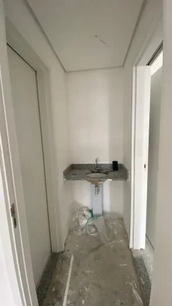 Imagem Apartamento 31 M², 1Q, 1 banheiro, 1 lavabo, ampla varanda, 1 vaga, rooftop com vista para Jockey, academia, piscina, salão de festas, lounge.