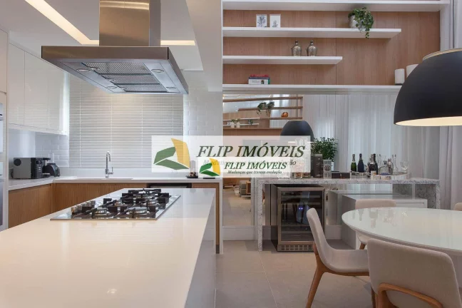 Imagem Cobertura mobilhada p venda 144 m² pé direito duplo com 3 quartos no miolo do Cambuí - Campinas - SP