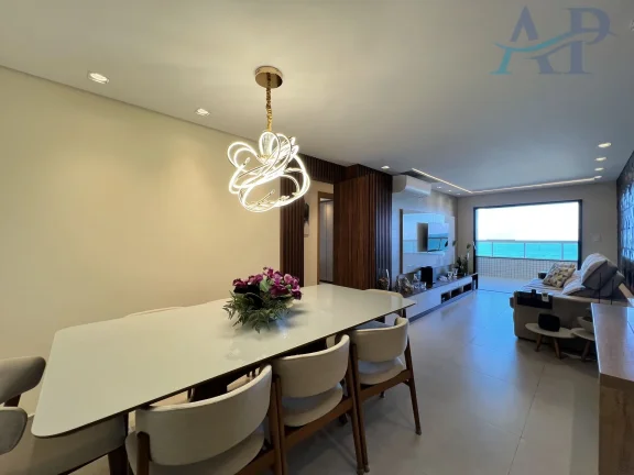 Imagem Apartamento Frente Mar em Praia Grande com 3 Dormitórios