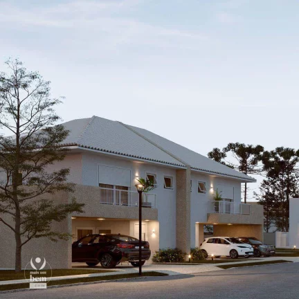 Imagem CASA ALTO PADRÃO EM CONDOMÍNIO ÚNICO com 3 quartos à venda, 143 m² por R$ 1.600.000 - Orleans - Curitiba/PR