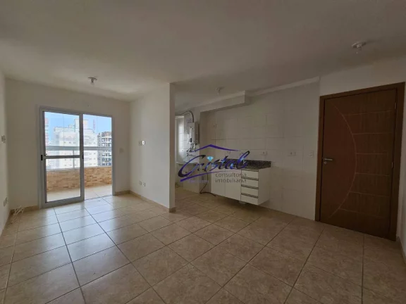Imagem Apartamento com 2 dormitórios à venda, 65 m² por R$ 385.000,00 - Guilhermina - Praia Grande/SP