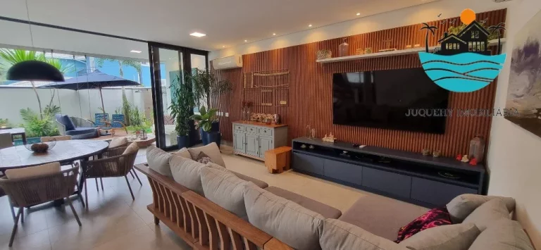 Imagem Venda ou Aluguel de casa em Juquehy - Condomínio com 4 suítes, 200m da praia, piscina privativa, área gourmet - máx. 12 pessoas | Juquehy Imobiliária