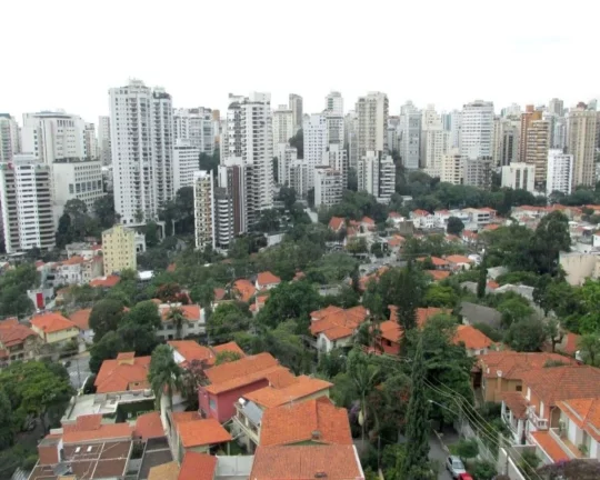 Imagem Apartamento com living para 03 ambientes, lareira, terraço com espaço gourmet, lavabo, sala com ho...