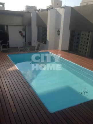 Imagem Cobertura no Campo Belo, 450m², piscina churrasqueira, salão de festas, escritório, 5 suítes e m...
