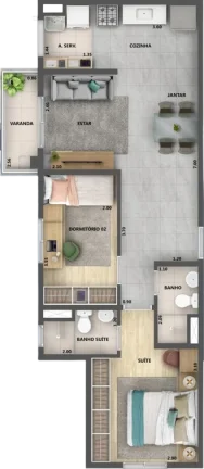 Imagem APARTAMENTO RESIDENCIAL em Rio de Janeiro - RJ, Irajá