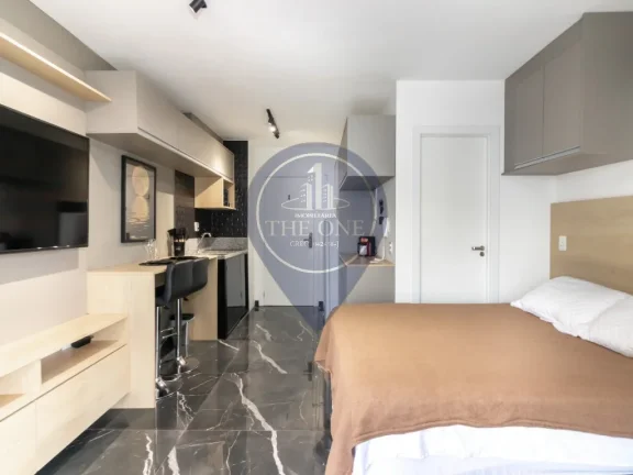 Imagem Studio à venda em São Paulo-SP, bairro Bela Vista: 1 quarto, 2 salas, 1 banheiro, 25m² de área. Venha conferir!