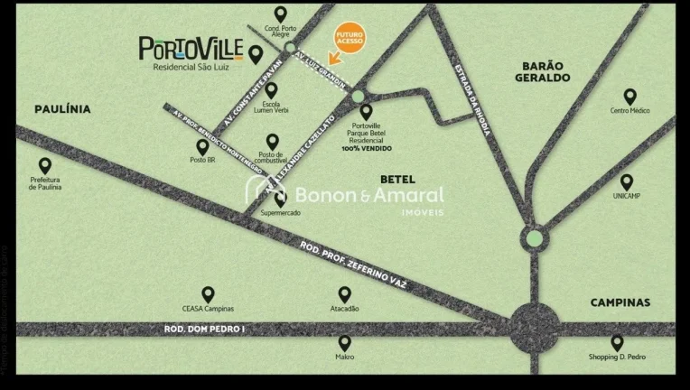 Imagem Oportunidade Única: Lote de 370 m² no Condomínio Portoville Residencial, Betel - Paulínia/SP

Ap...
