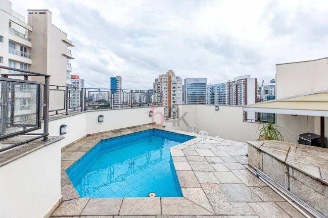 Cobertura no Brooklin: 278m² com Piscina Privativa e Quadra de Tênis