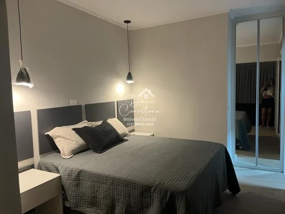Imagem Magnífica cobertura de 3 quartos à venda no Morro do Maluf em Guarujá-SP: 3 suítes, 2 salas, 4 banheiros, 2 vagas e 200m² de área!
